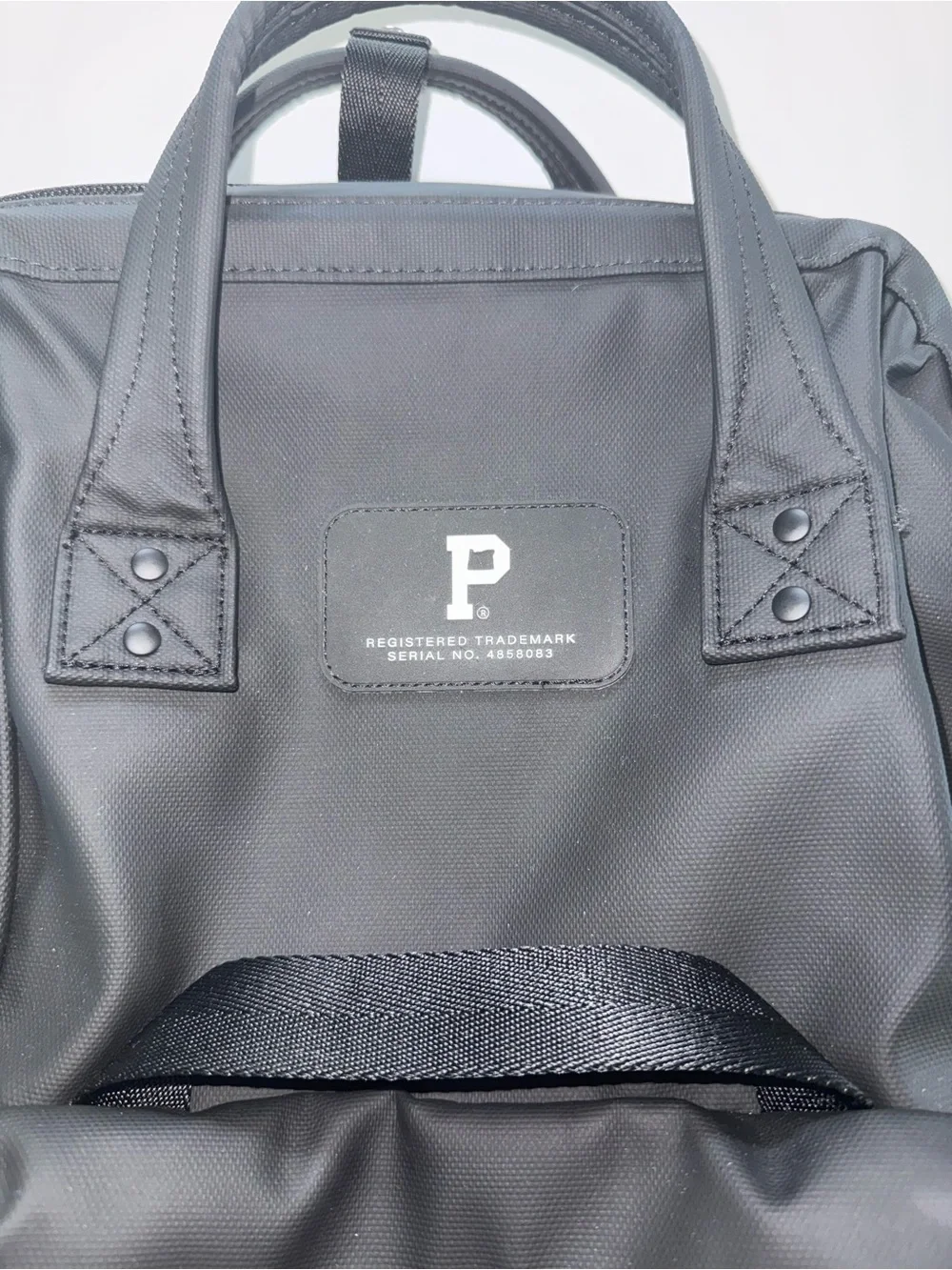 Portland Gear Black Utility Backpack with Front Zip Pocket
